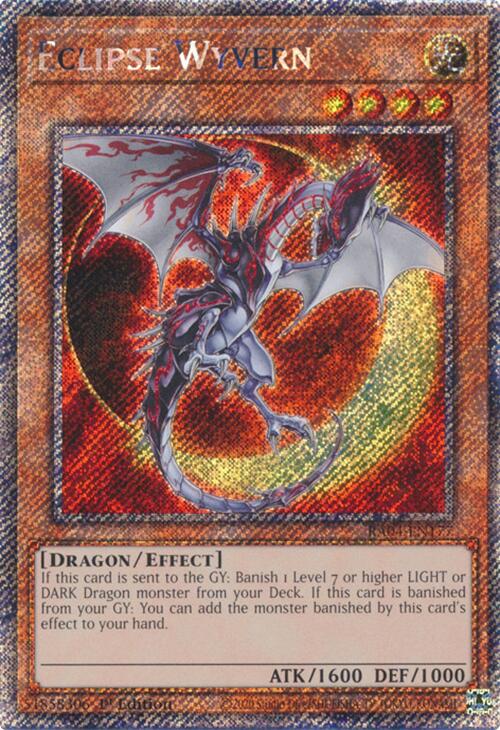 Eclipse Wyvern [RA04-EN177] Platinum Secret Rare | The Time Vault CA