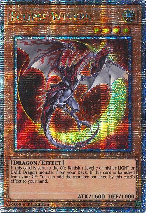 Eclipse Wyvern [RA04-EN177] Quarter Century Secret Rare | The Time Vault CA