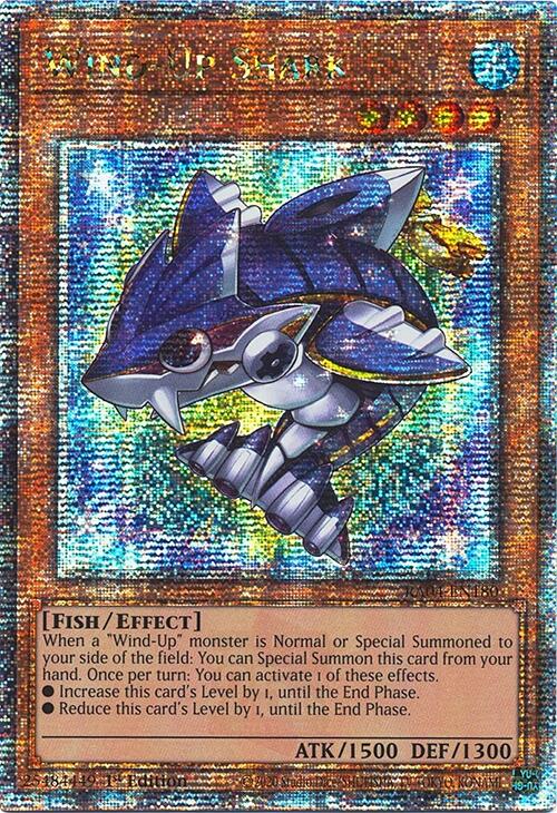 Wind-Up Shark [RA04-EN180] Quarter Century Secret Rare | The Time Vault CA