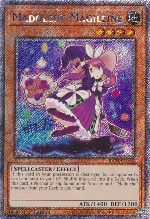 Madolche Magileine [RA04-EN185] Platinum Secret Rare | The Time Vault CA