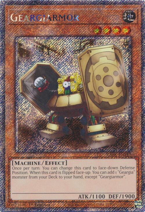 Geargiarmor [RA04-EN187] Platinum Secret Rare | The Time Vault CA