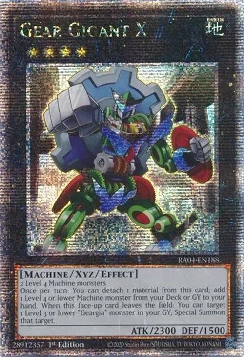 Gear Gigant X [RA04-EN188] Quarter Century Secret Rare | The Time Vault CA