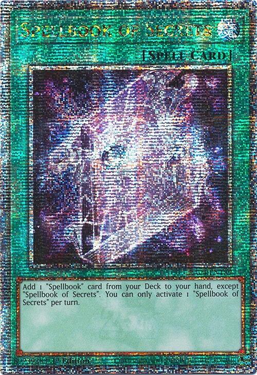 Spellbook of Secrets [RA04-EN189] Quarter Century Secret Rare | The Time Vault CA