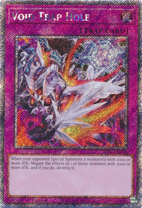 Void Trap Hole [RA04-EN190] Platinum Secret Rare | The Time Vault CA