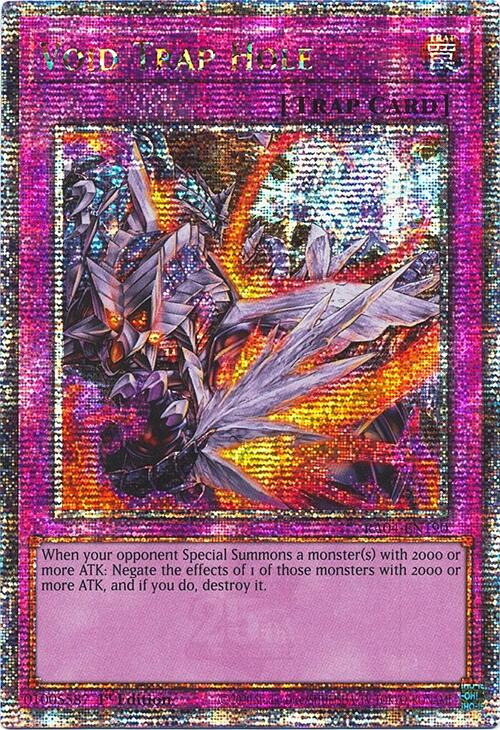 Void Trap Hole [RA04-EN190] Quarter Century Secret Rare | The Time Vault CA