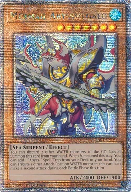 Mermail Abyssmegalo [RA04-EN191] Quarter Century Secret Rare | The Time Vault CA