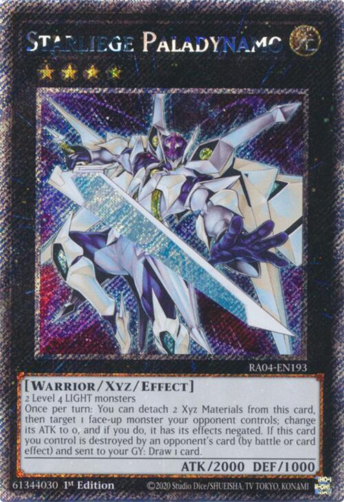 Starliege Paladynamo [RA04-EN193] Platinum Secret Rare | The Time Vault CA