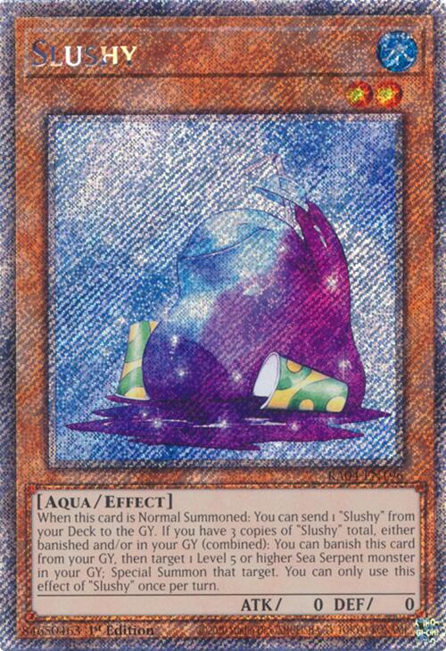 Slushy [RA04-EN196] Platinum Secret Rare | The Time Vault CA