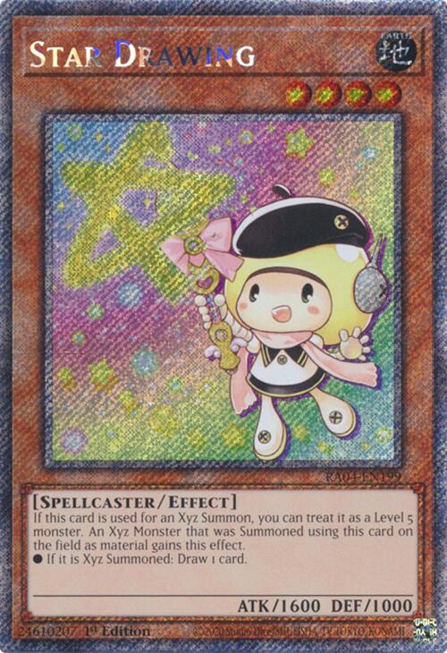 Star Drawing [RA04-EN199] Platinum Secret Rare | The Time Vault CA