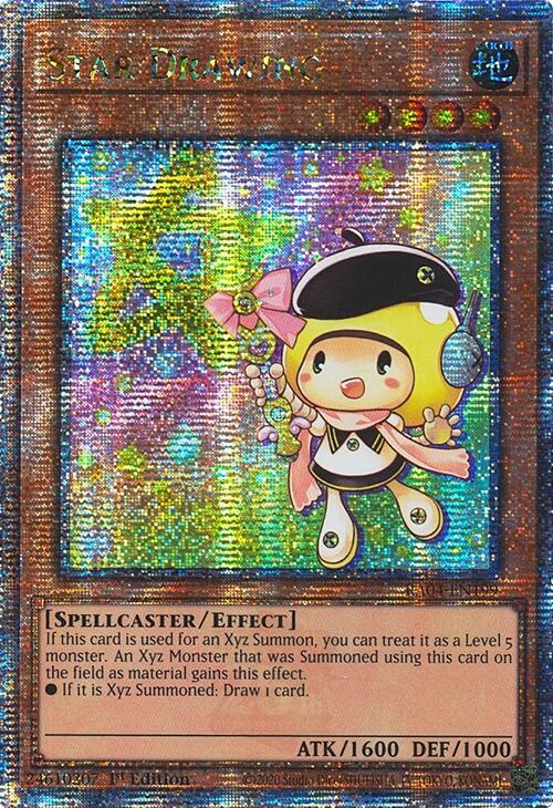 Star Drawing [RA04-EN199] Quarter Century Secret Rare | The Time Vault CA