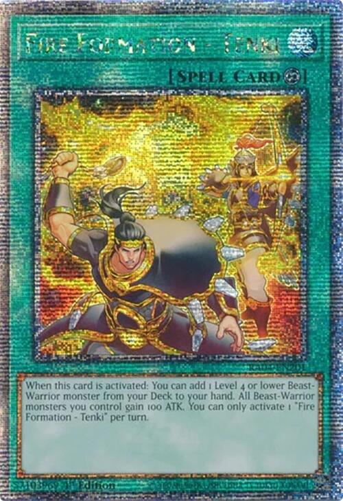 Fire Formation - Tenki [RA04-EN201] Quarter Century Secret Rare | The Time Vault CA