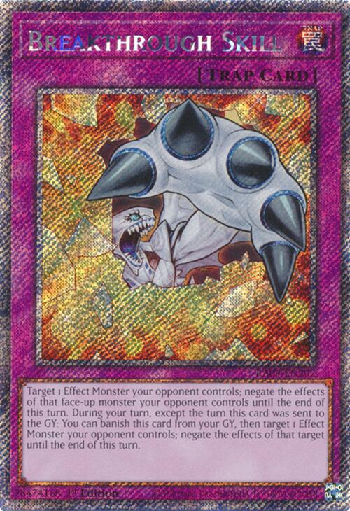 Breakthrough Skill [RA04-EN202] Platinum Secret Rare | The Time Vault CA