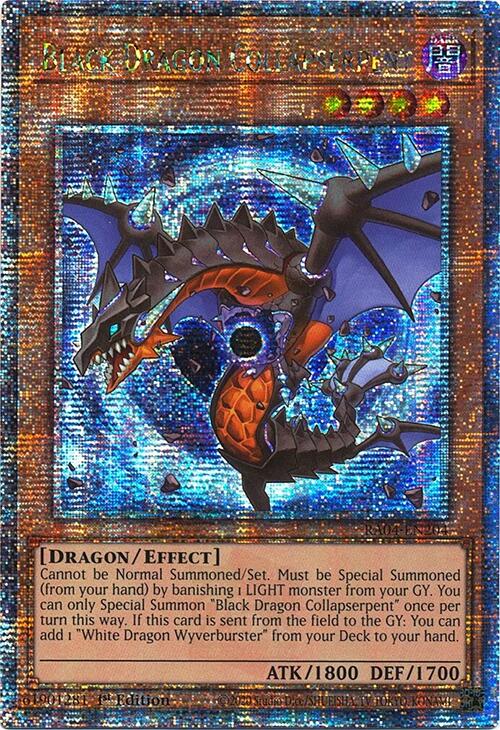 Black Dragon Collapserpent [RA04-EN204] Quarter Century Secret Rare | The Time Vault CA