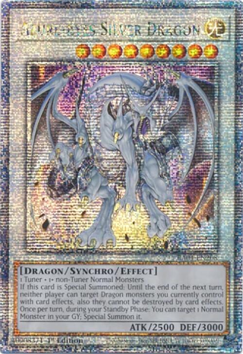 Azure-Eyes Silver Dragon [RA04-EN208] Quarter Century Secret Rare | The Time Vault CA