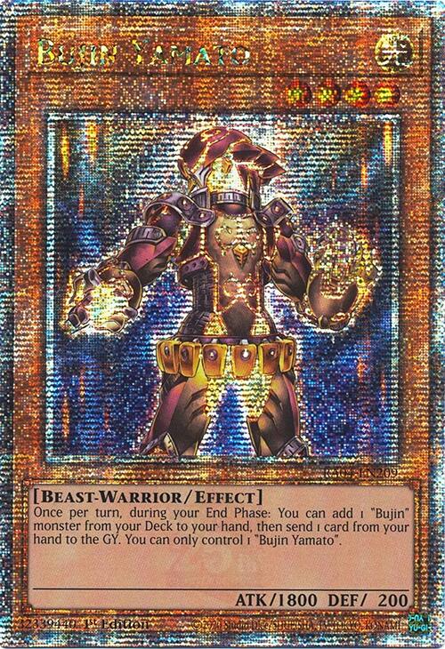 Bujin Yamato [RA04-EN209] Quarter Century Secret Rare | The Time Vault CA