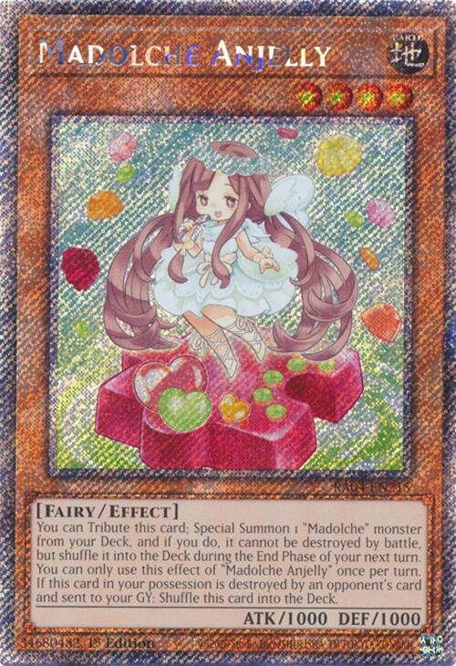 Madolche Anjelly [RA04-EN215] Platinum Secret Rare | The Time Vault CA