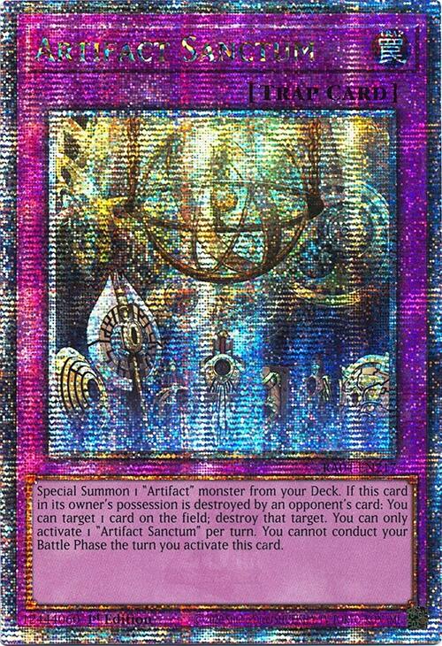 Artifact Sanctum [RA04-EN217] Quarter Century Secret Rare | The Time Vault CA