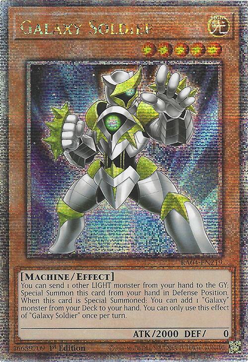 Galaxy Soldier [RA04-EN219] Quarter Century Secret Rare | The Time Vault CA