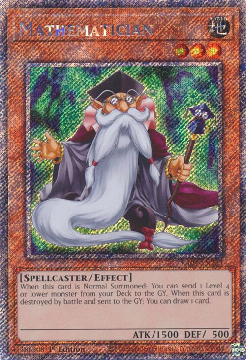 Mathematician [RA04-EN223] Platinum Secret Rare | The Time Vault CA