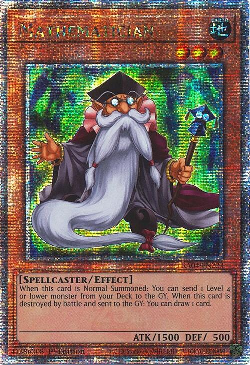 Mathematician [RA04-EN223] Quarter Century Secret Rare | The Time Vault CA