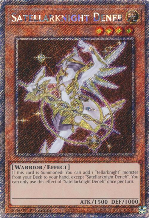 Satellarknight Deneb [RA04-EN227] Platinum Secret Rare | The Time Vault CA