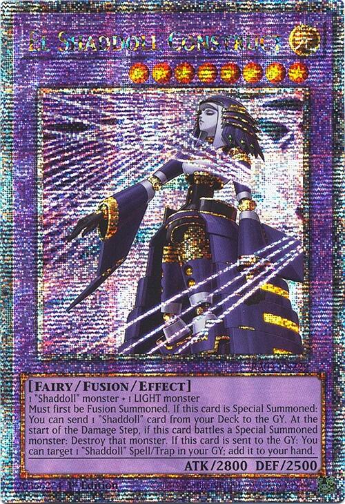 El Shaddoll Construct (Alternate Art) [RA04-EN229] Quarter Century Secret Rare | The Time Vault CA