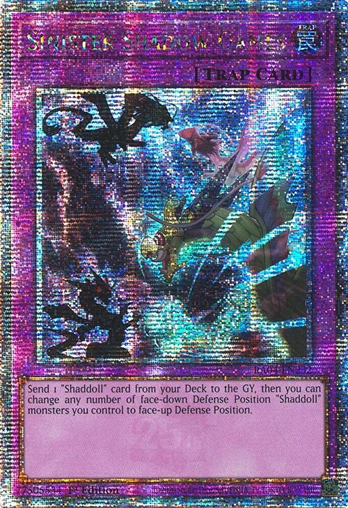 Sinister Shadow Games [RA04-EN232] Quarter Century Secret Rare | The Time Vault CA