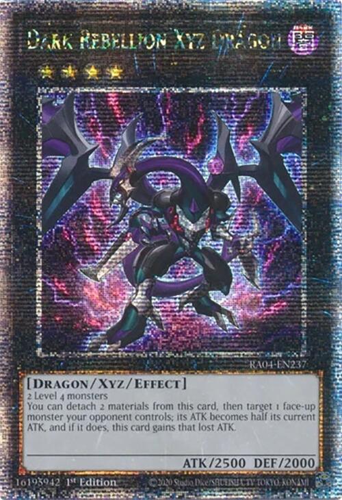 Dark Rebellion Xyz Dragon [RA04-EN237] Quarter Century Secret Rare | The Time Vault CA
