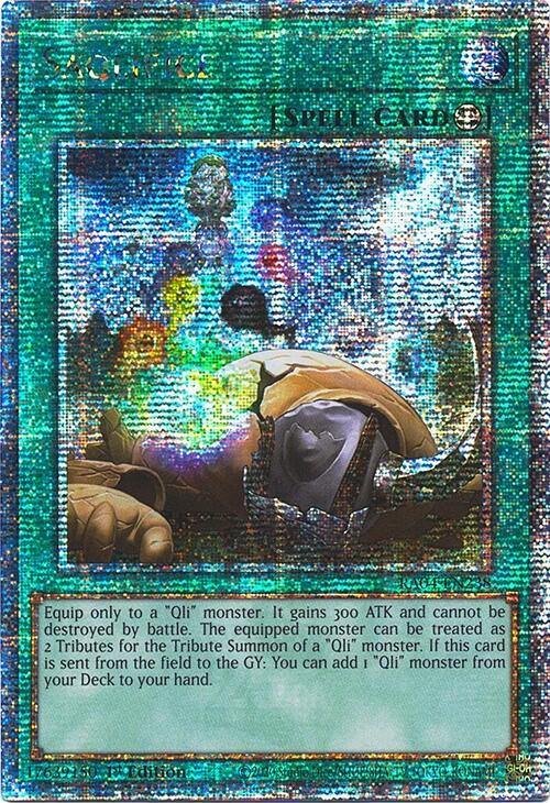 Saqlifice [RA04-EN238] Quarter Century Secret Rare | The Time Vault CA
