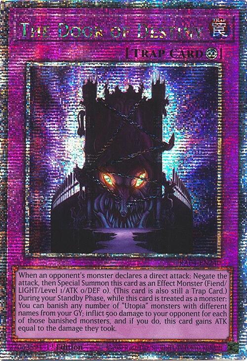 The Door of Destiny [RA04-EN240] Quarter Century Secret Rare | The Time Vault CA