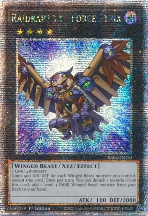 Raidraptor - Force Strix [RA04-EN243] Quarter Century Secret Rare | The Time Vault CA