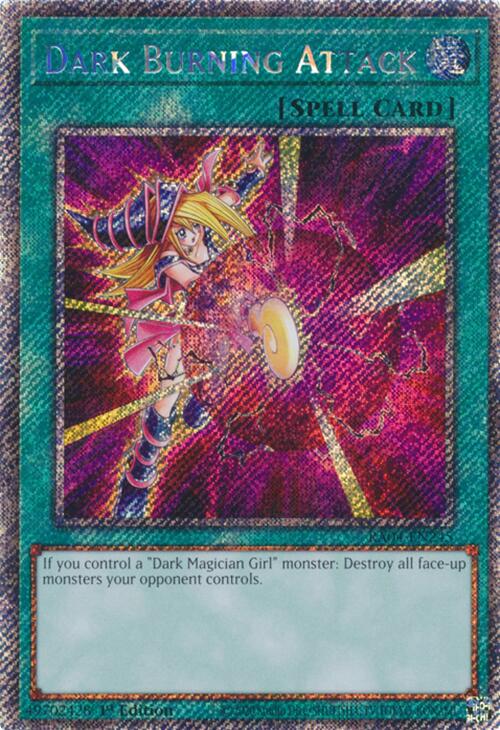 Dark Burning Attack [RA04-EN245] Platinum Secret Rare | The Time Vault CA