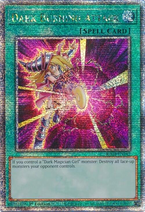 Dark Burning Attack [RA04-EN245] Quarter Century Secret Rare | The Time Vault CA
