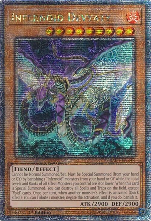 Infernoid Devyaty [RA04-EN248] Quarter Century Secret Rare | The Time Vault CA