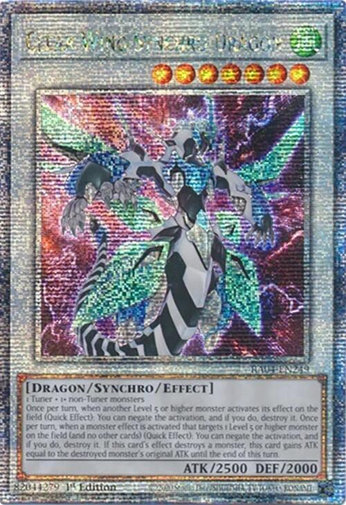 Clear Wing Synchro Dragon [RA04-EN249] Quarter Century Secret Rare | The Time Vault CA
