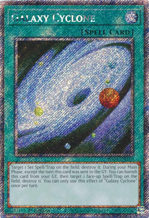 Galaxy Cyclone [RA04-EN250] Platinum Secret Rare | The Time Vault CA