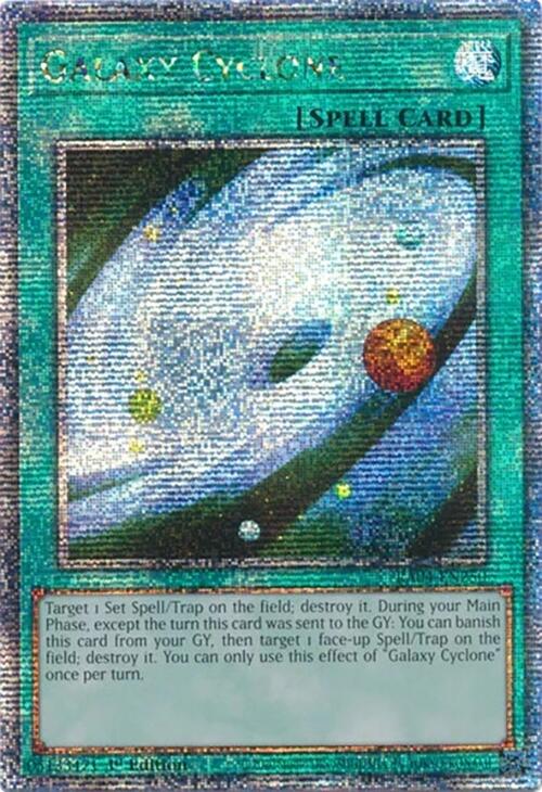 Galaxy Cyclone [RA04-EN250] Quarter Century Secret Rare | The Time Vault CA