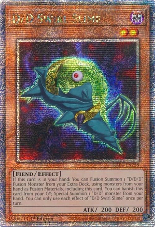 D/D Swirl Slime [RA04-EN258] Quarter Century Secret Rare | The Time Vault CA