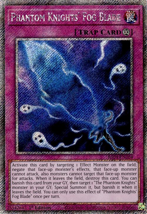 Phantom Knights' Fog Blade [RA04-EN264] Platinum Secret Rare | The Time Vault CA