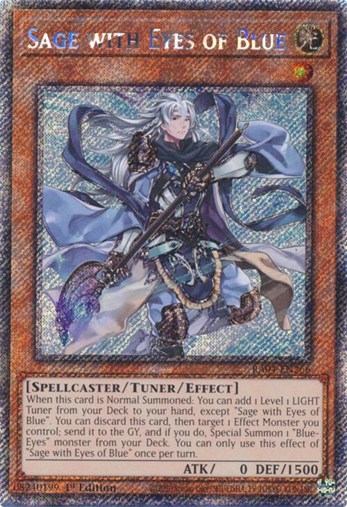 Sage with Eyes of Blue [RA04-EN266] Platinum Secret Rare | The Time Vault CA