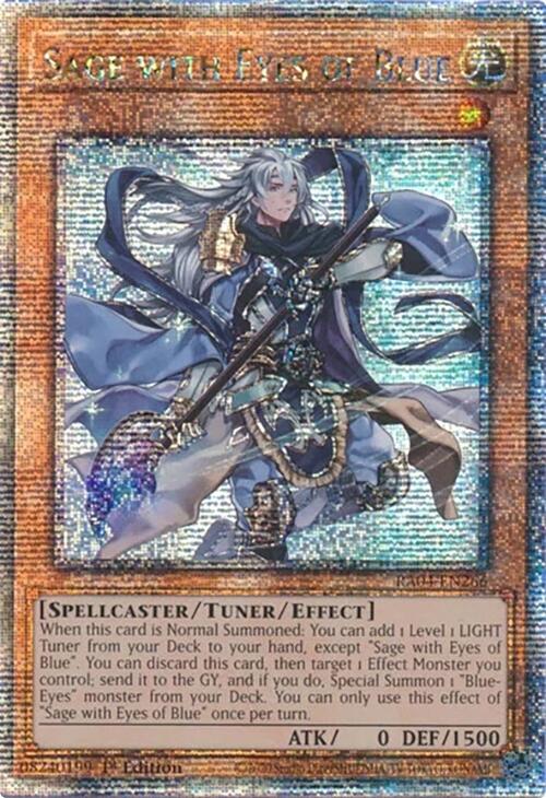 Sage with Eyes of Blue [RA04-EN266] Quarter Century Secret Rare | The Time Vault CA