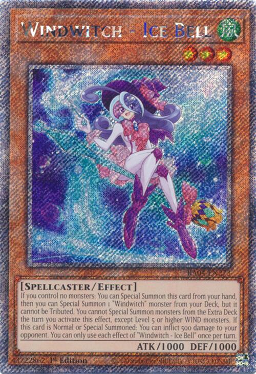 Windwitch - Ice Bell [RA04-EN273] Platinum Secret Rare | The Time Vault CA