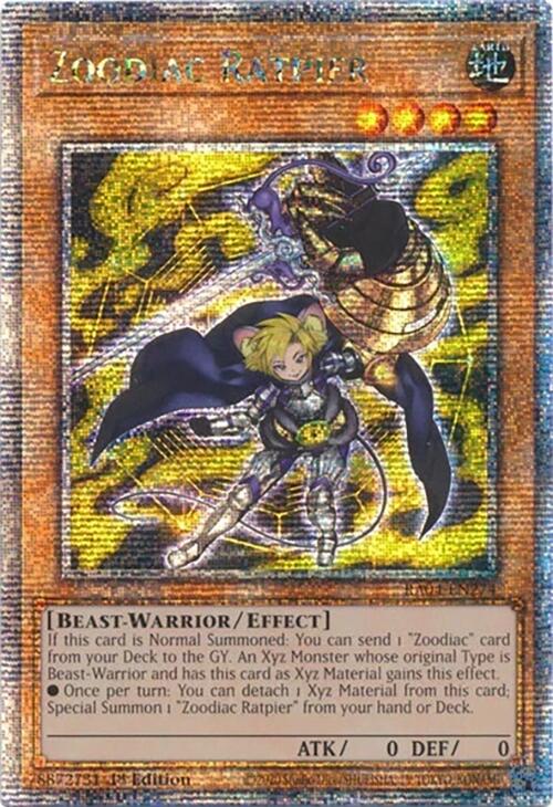 Zoodiac Ratpier [RA04-EN274] Quarter Century Secret Rare | The Time Vault CA