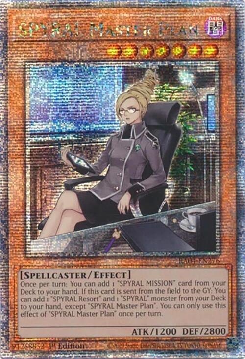 SPYRAL Master Plan [RA04-EN276] Quarter Century Secret Rare | The Time Vault CA