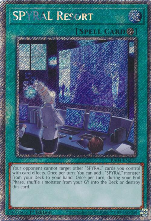SPYRAL Resort [RA04-EN277] Platinum Secret Rare | The Time Vault CA