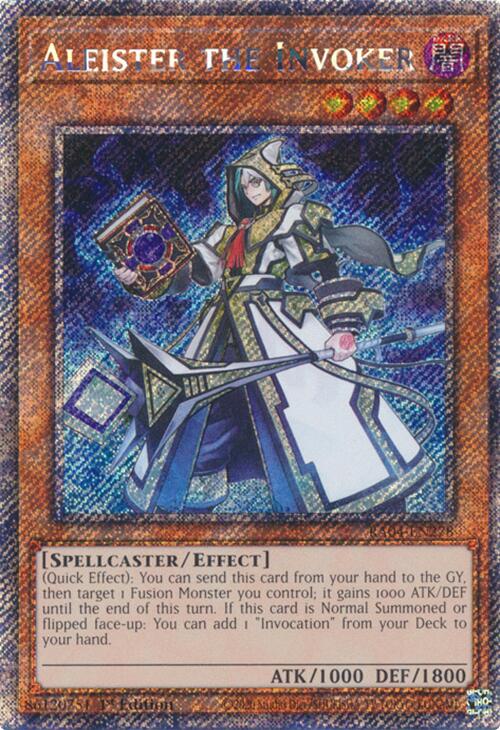 Aleister the Invoker [RA04-EN278] Platinum Secret Rare | The Time Vault CA