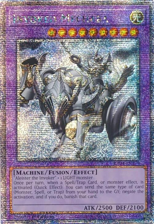 Invoked Mechaba [RA04-EN279] Quarter Century Secret Rare | The Time Vault CA