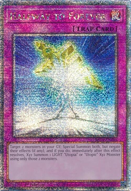 Halfway to Forever [RA04-EN285] Quarter Century Secret Rare | The Time Vault CA