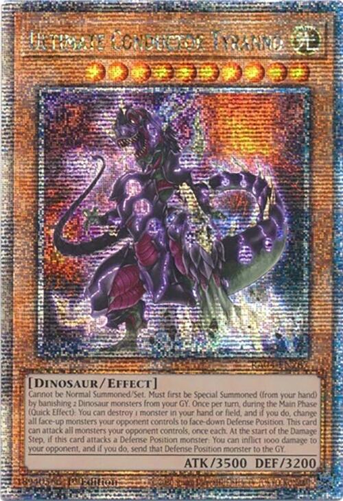 Ultimate Conductor Tyranno [RA04-EN287] Quarter Century Secret Rare | The Time Vault CA