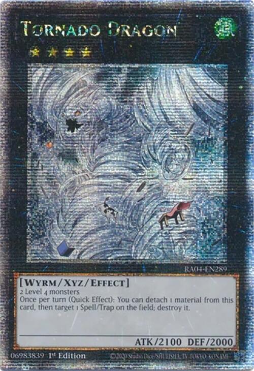 Tornado Dragon [RA04-EN289] Quarter Century Secret Rare | The Time Vault CA